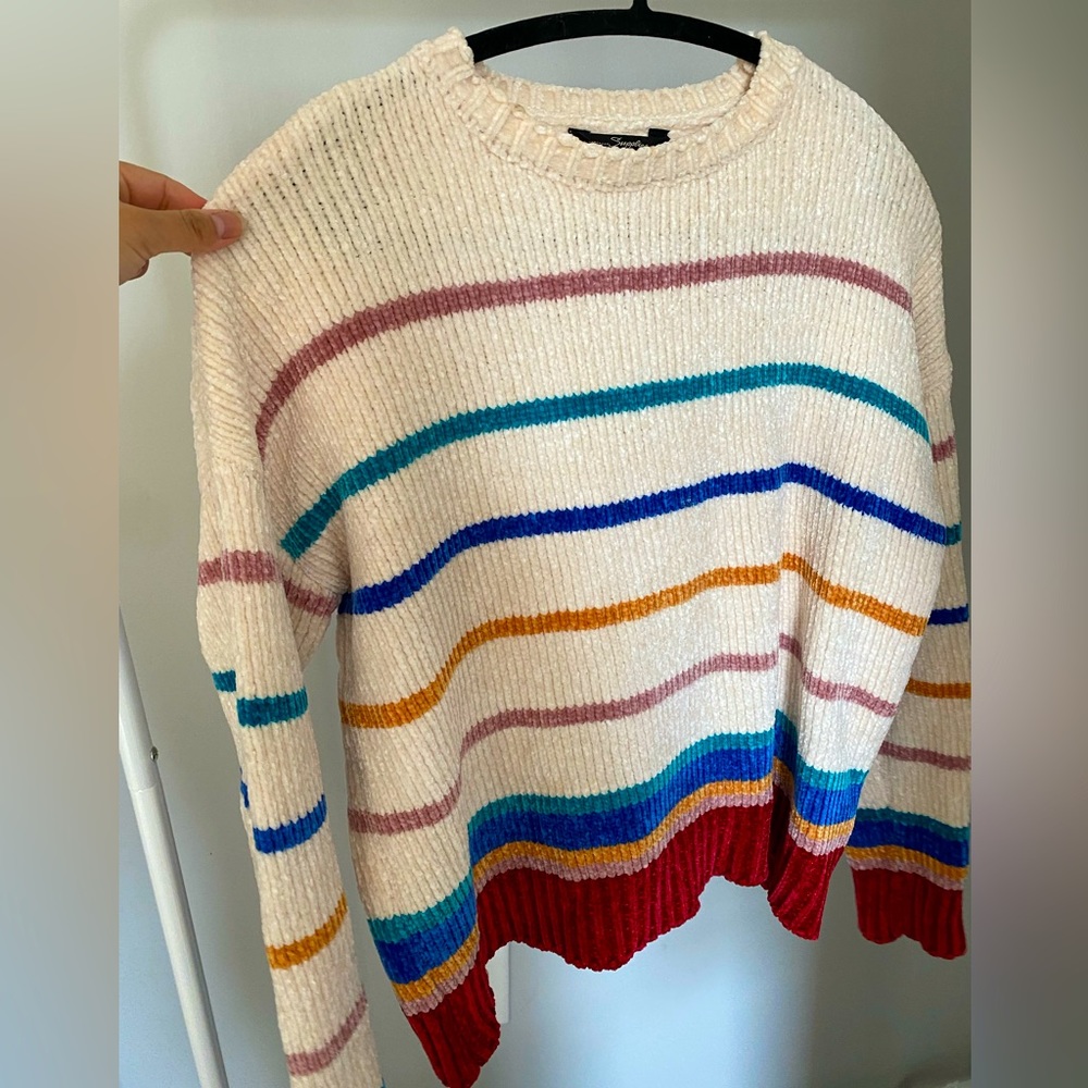 Nordstrom colorful super soft sweater